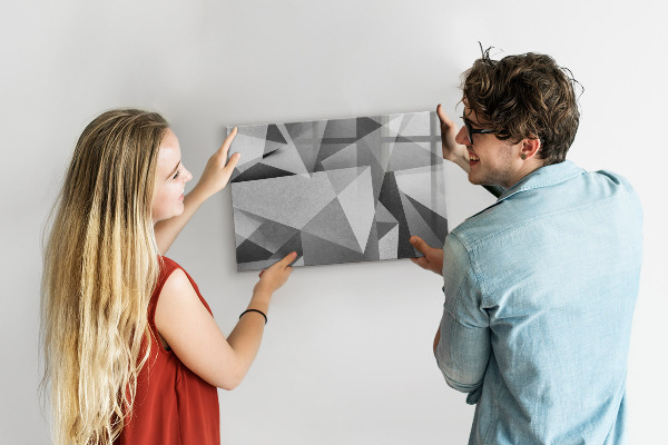 Pizarra magnética de pared con rotulador Tablero moderno para notas y fotos