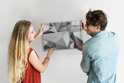 Pizarra magnética de pared con rotulador Tablero moderno para notas y fotos