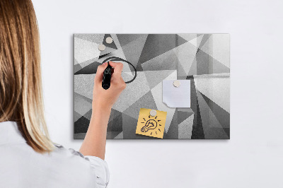 Pizarra magnética de pared con rotulador Tablero moderno para notas y fotos