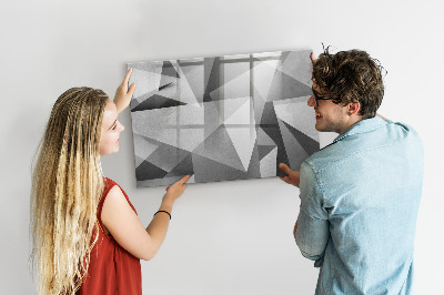 Pizarra magnética de pared con rotulador Tablero moderno para notas y fotos