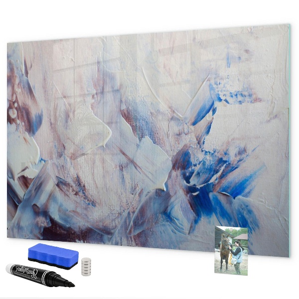 Pizarra magnética de pared con rotulador Tablero de exhibición de fotos creativo