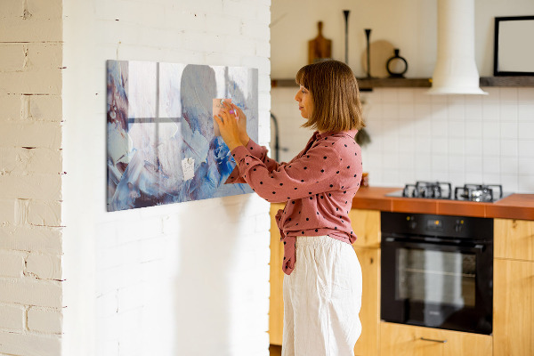 Pizarra magnética de pared con rotulador Tablero de exhibición de fotos creativo