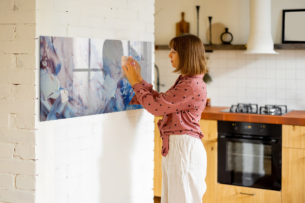 Pizarra magnética de pared con rotulador Tablero de exhibición de fotos creativo