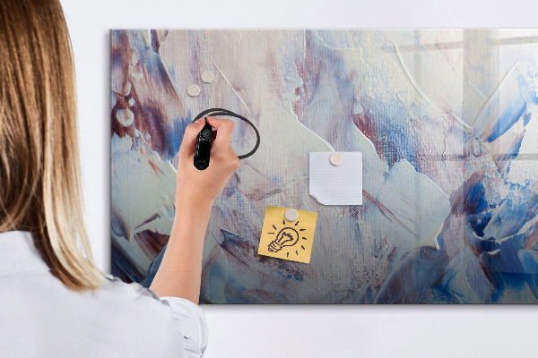 Pizarra magnética de pared con rotulador Tablero de exhibición de fotos creativo