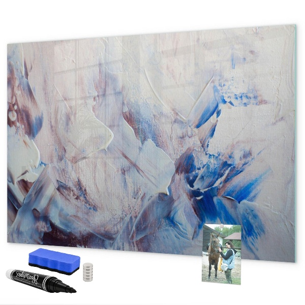 Pizarra magnética de pared con rotulador Tablero de exhibición de fotos creativo