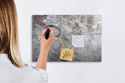 Pizarra borrable de cristal con imanes Tablero para fotos y notas