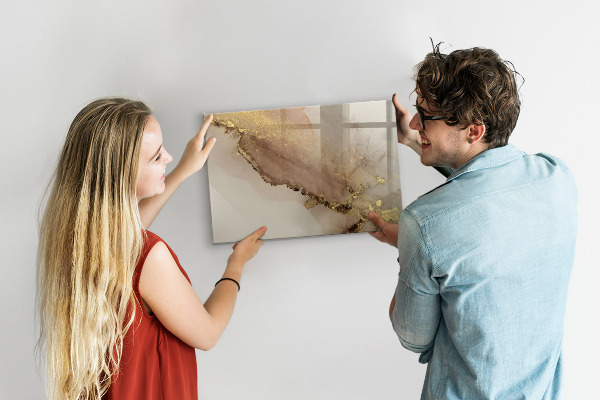 Pizarra magnética de pared con rotulador Tablero moderno para fotos y notas.