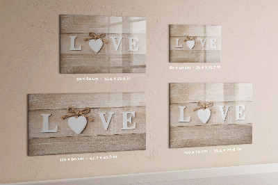 Pizarra magnética de pared con rotulador Amor en fotos y recuerdos