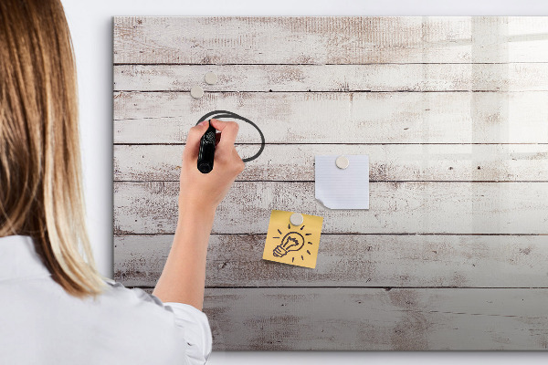 Pizarra borrable de cristal con imanes Tablero para fotos y notas