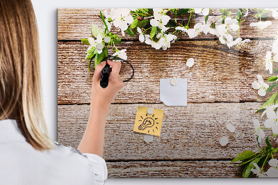 Pizarra magnética de pared con rotulador Tablero creativo para fotos y notas