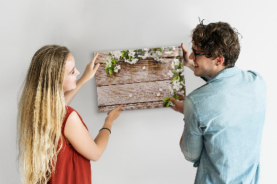 Pizarra magnética de pared con rotulador Tablero creativo para fotos y notas