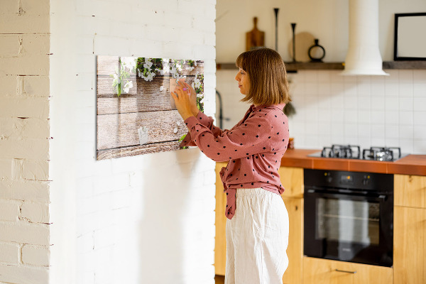 Pizarra magnética de pared con rotulador Tablero creativo para fotos y notas