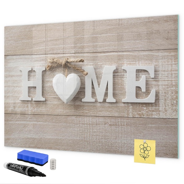 Pizarra magnética de pared con rotulador Decoración de pared con espacio para fotos