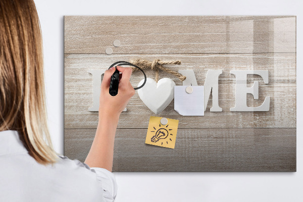 Pizarra magnética de pared con rotulador Decoración de pared con espacio para fotos