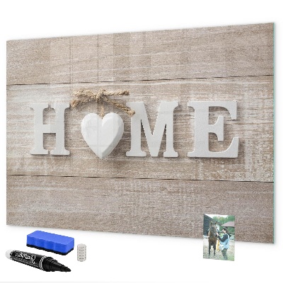 Pizarra magnética de pared con rotulador Decoración de pared con espacio para fotos