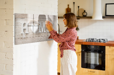 Pizarra magnética de pared con rotulador Decoración de pared con espacio para fotos
