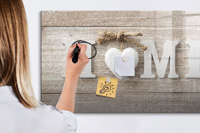 Pizarra magnética de pared con rotulador Decoración de pared con espacio para fotos