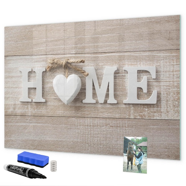 Pizarra magnética de pared con rotulador Decoración de pared con espacio para fotos