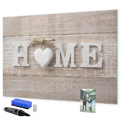 Pizarra magnética de pared con rotulador Decoración de pared con espacio para fotos