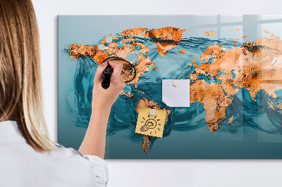Pizarra magnética de pared con rotulador Un mundo interactivo con fotos personales