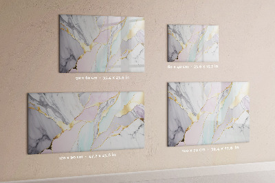 Pizarra magnética de pared con rotulador Tablero moderno para notas y fotos