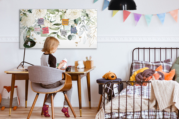 Pizarra magnética de pared con rotulador Tablero de fotos creativo