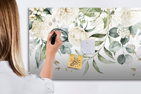 Pizarra magnética de pared con rotulador Tablero de fotos creativo