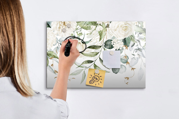 Pizarra magnética de pared con rotulador Tablero de fotos creativo