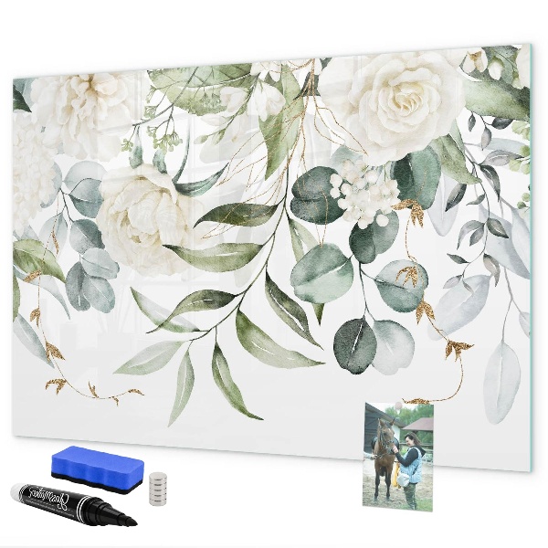 Pizarra magnética de pared con rotulador Tablero de fotos creativo