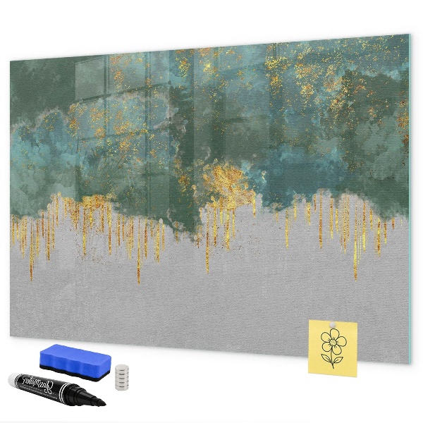 Pizarra magnética de pared con rotulador Tablero de exhibición de fotos creativo