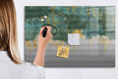 Pizarra magnética de pared con rotulador Tablero de exhibición de fotos creativo