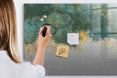 Pizarra magnética de pared con rotulador Tablero de exhibición de fotos creativo