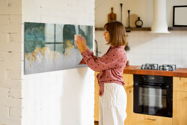 Pizarra magnética de pared con rotulador Tablero de exhibición de fotos creativo