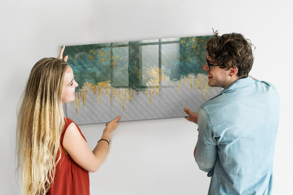 Pizarra magnética de pared con rotulador Tablero de exhibición de fotos creativo