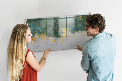 Pizarra magnética de pared con rotulador Tablero de exhibición de fotos creativo