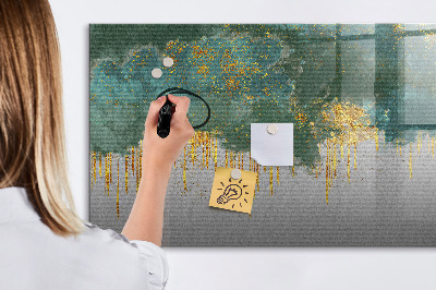 Pizarra magnética de pared con rotulador Tablero de exhibición de fotos creativo