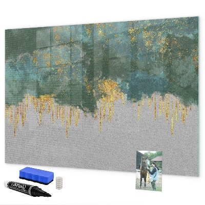 Pizarra magnética de pared con rotulador Tablero de exhibición de fotos creativo