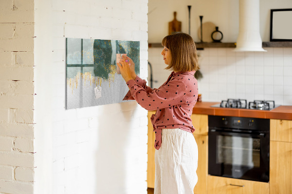 Pizarra magnética de pared con rotulador Tablero de exhibición de fotos creativo