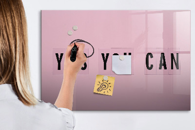 Pizarra magnética de pared con rotulador Un espacio inspirador para la autoexpresión.