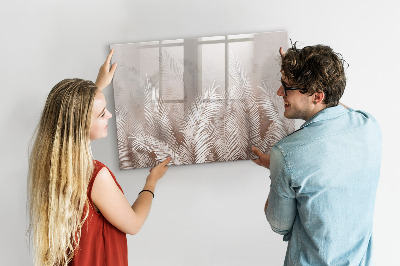 Pizarra borrable de cristal con imanes Tablero elegante para fotos y notas.