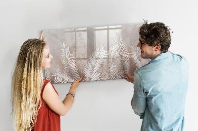 Pizarra borrable de cristal con imanes Tablero elegante para fotos y notas.