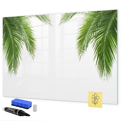 Pizarra magnética de pared con rotulador Tablero fotográfico con motivo de palmera
