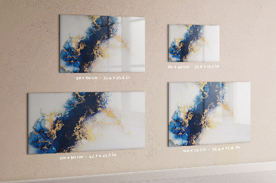 Pizarra magnética de pared con rotulador Tablero moderno para fotos y notas.