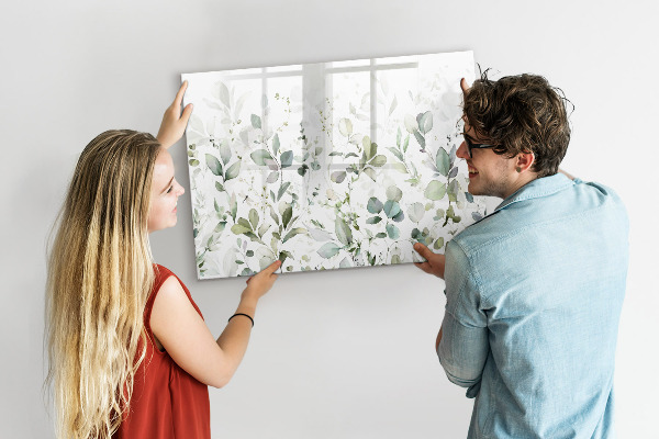 Pizarra magnética de pared con rotulador Tablero verde para fotos y notas.