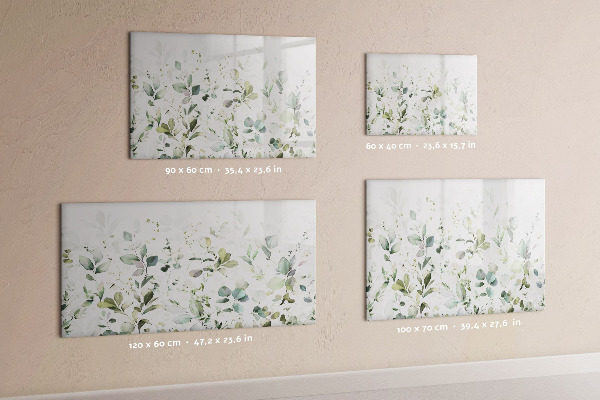 Pizarra magnética de pared con rotulador Tablero verde para fotos y notas.