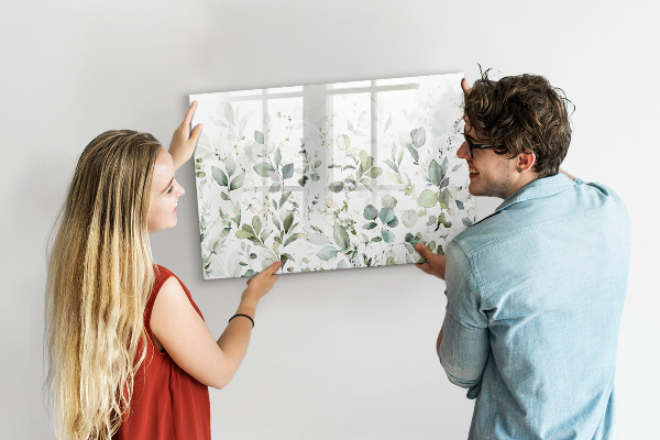 Pizarra magnética de pared con rotulador Tablero verde para fotos y notas.