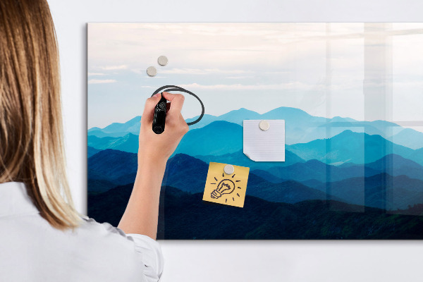 Pizarra magnética de pared con rotulador Conserva tus recuerdos con un estilo hermoso.