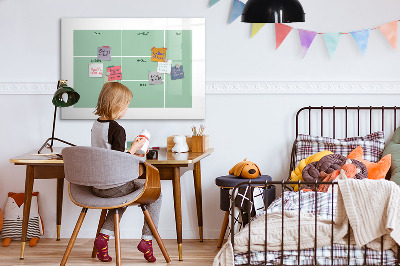 Pizarra magnética de pared con rotulador Organizador con notas y fotos