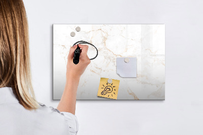 Pizarra borrable de cristal con imanes Tablero moderno para notas y fotos
