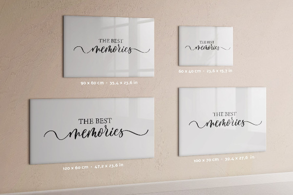 Pizarra magnética de pared con rotulador Los mejores momentos de tu vida
